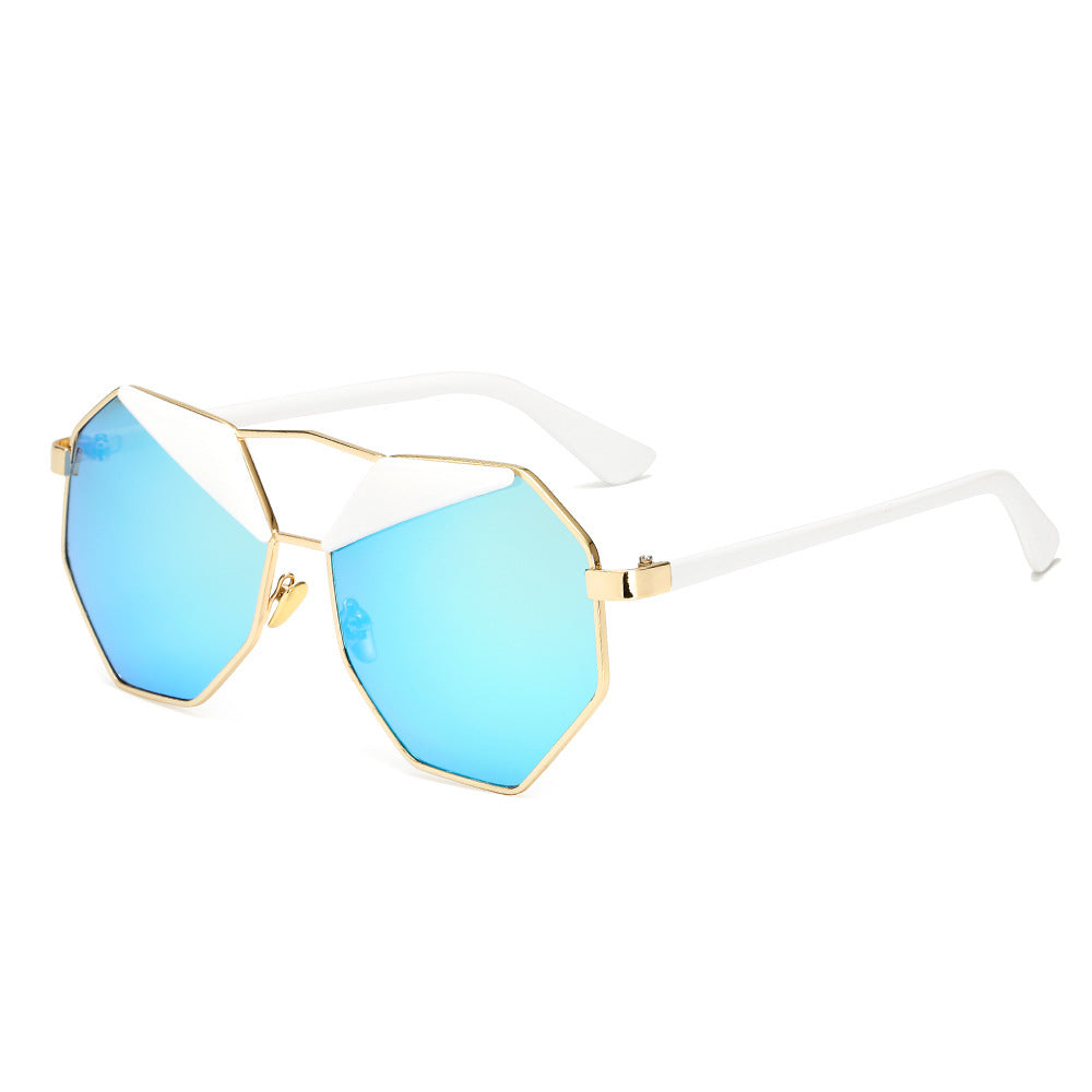 Polygonal eyebrow sunglasses
