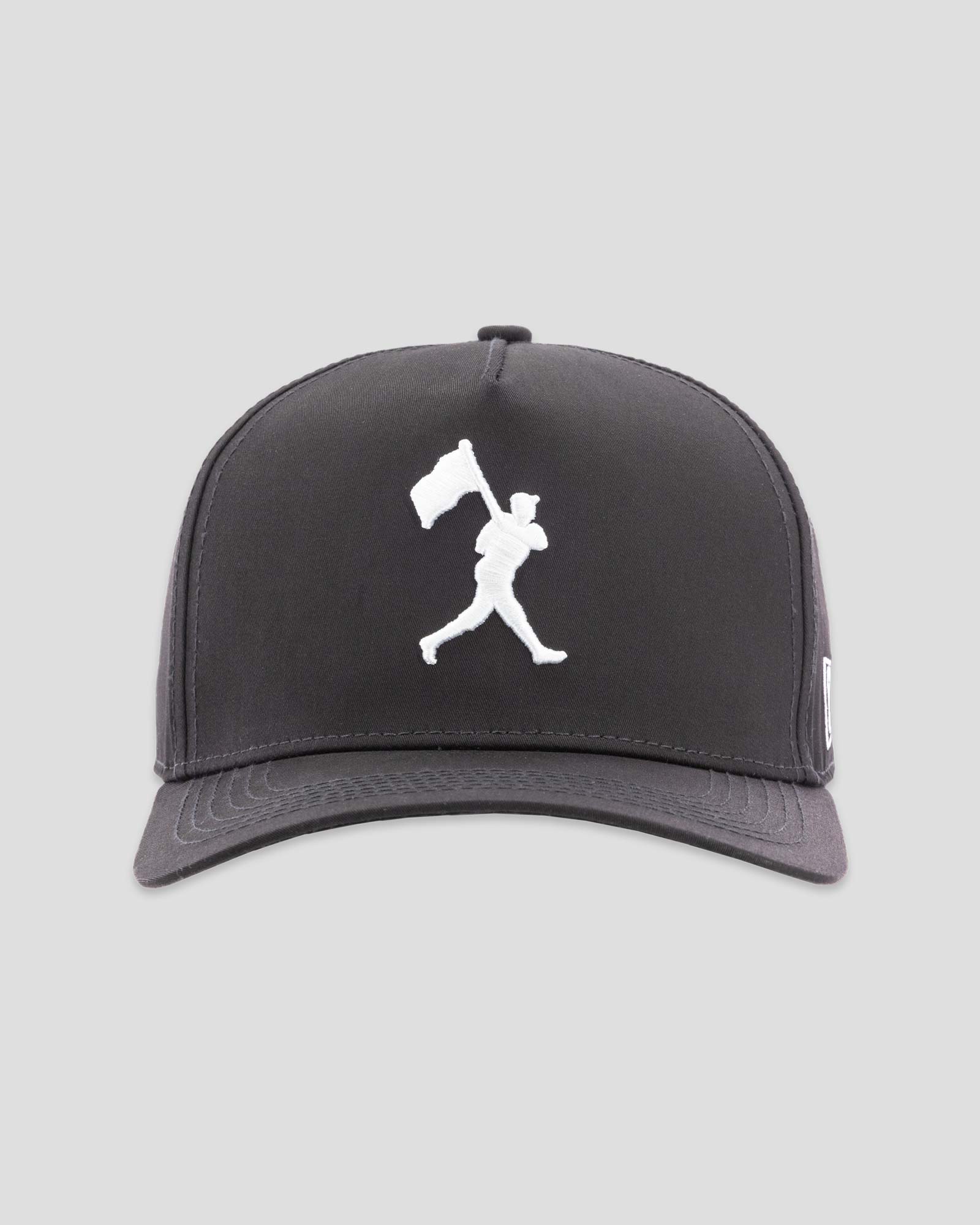 Flag Man Five Panel Cap - Black