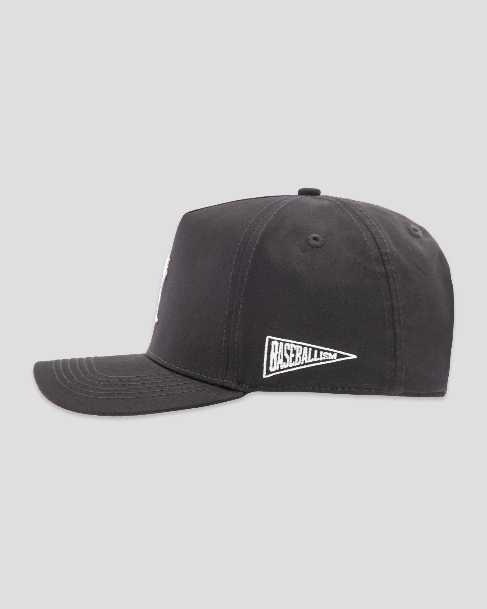 Flag Man Five Panel Cap - Black