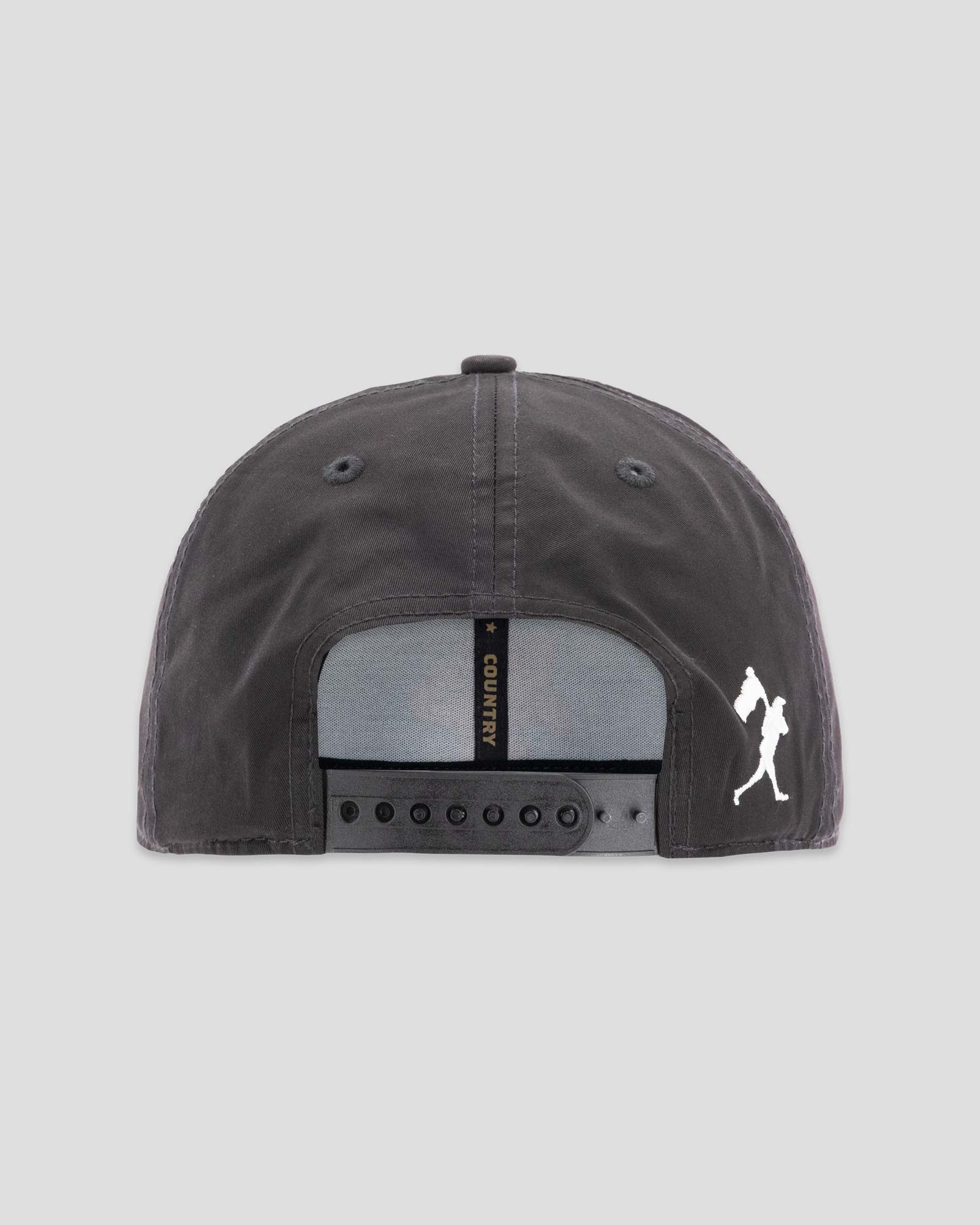 Flag Man Five Panel Cap - Black