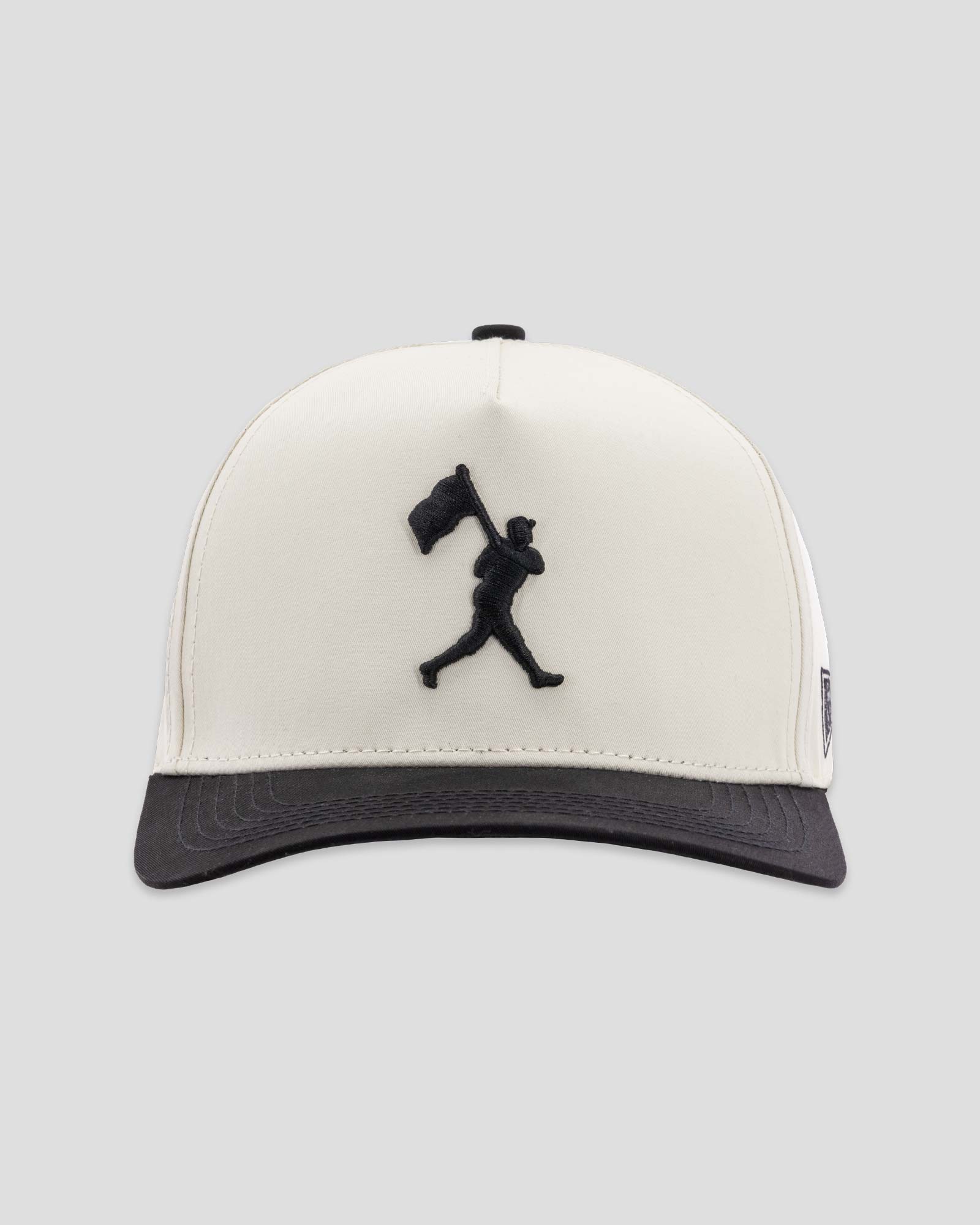Flag Man Five Panel Cap - Cream
