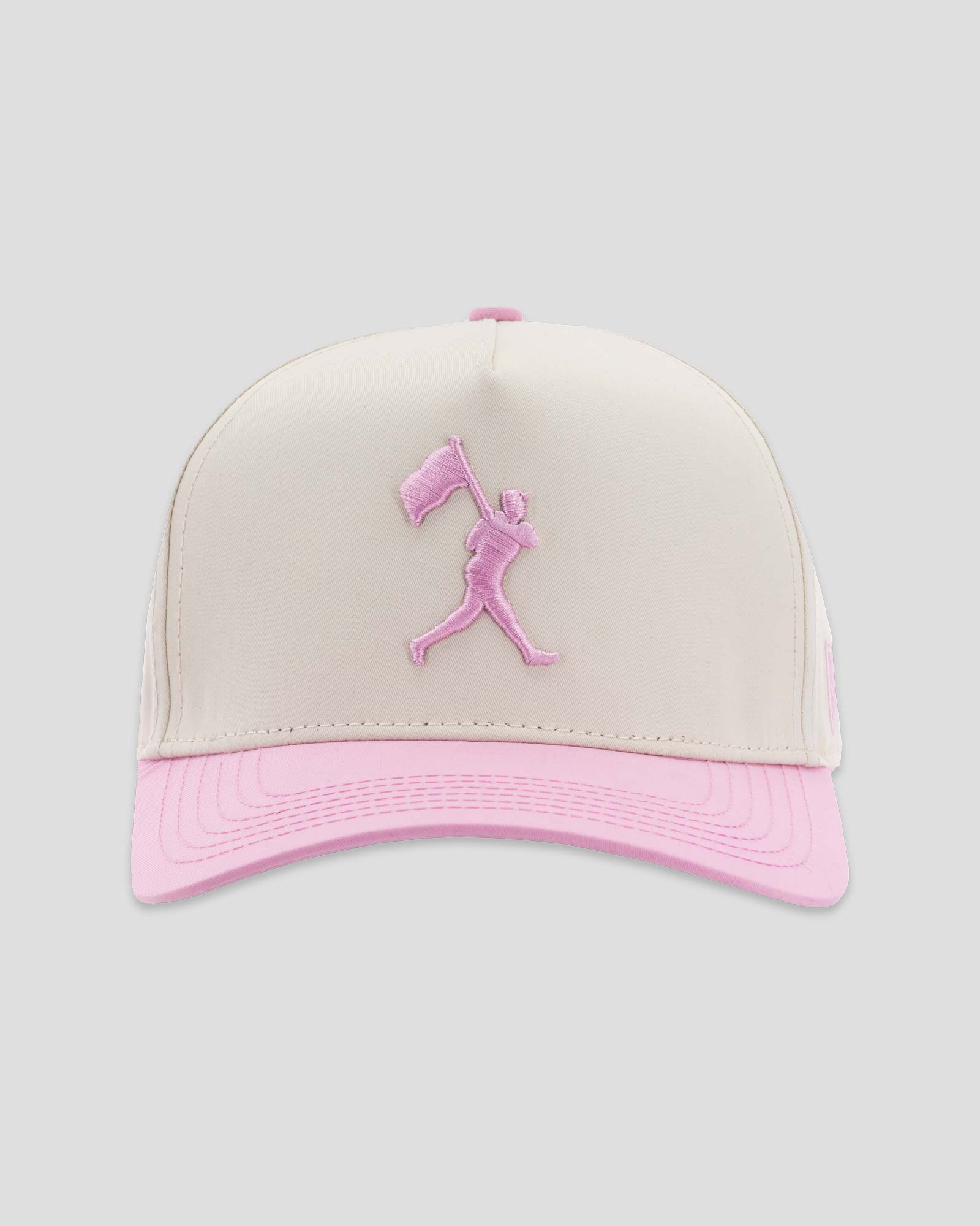 Flag Man Five Panel Cap - Pink