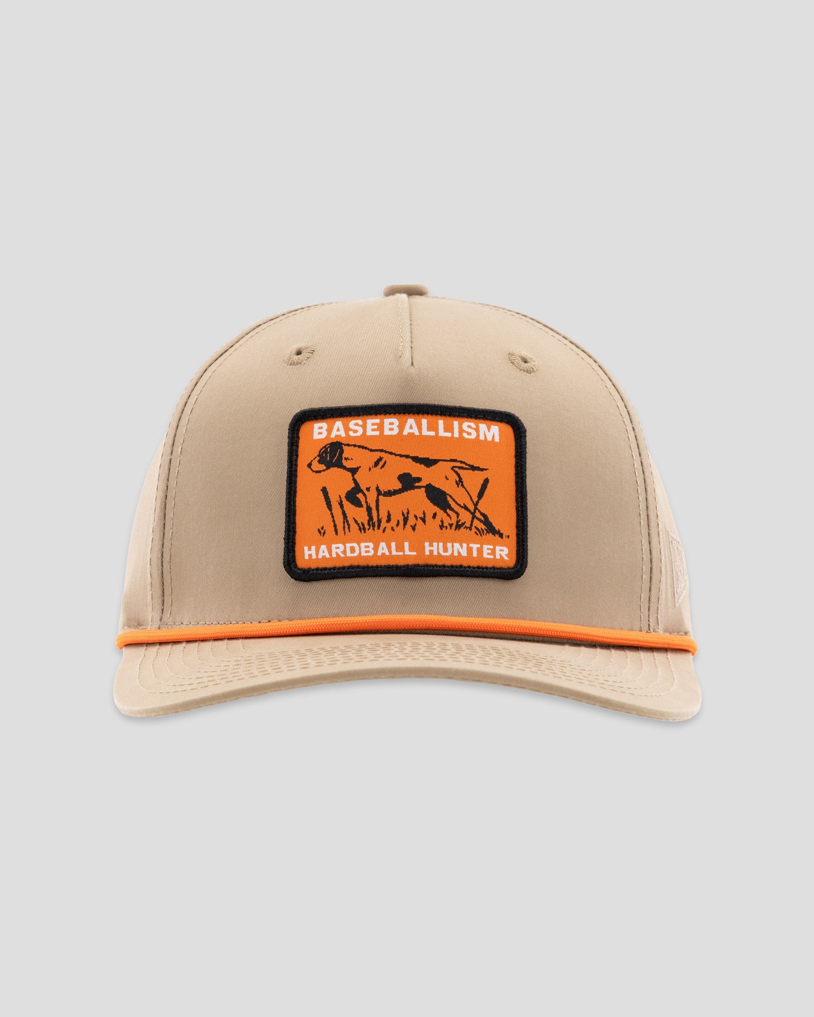 Hardball Hunter Five Panel Rope Cap - Khaki