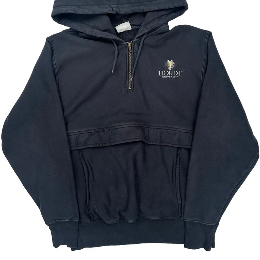 Reverse Weave Champion College Hoodie - Medium Black Cotton