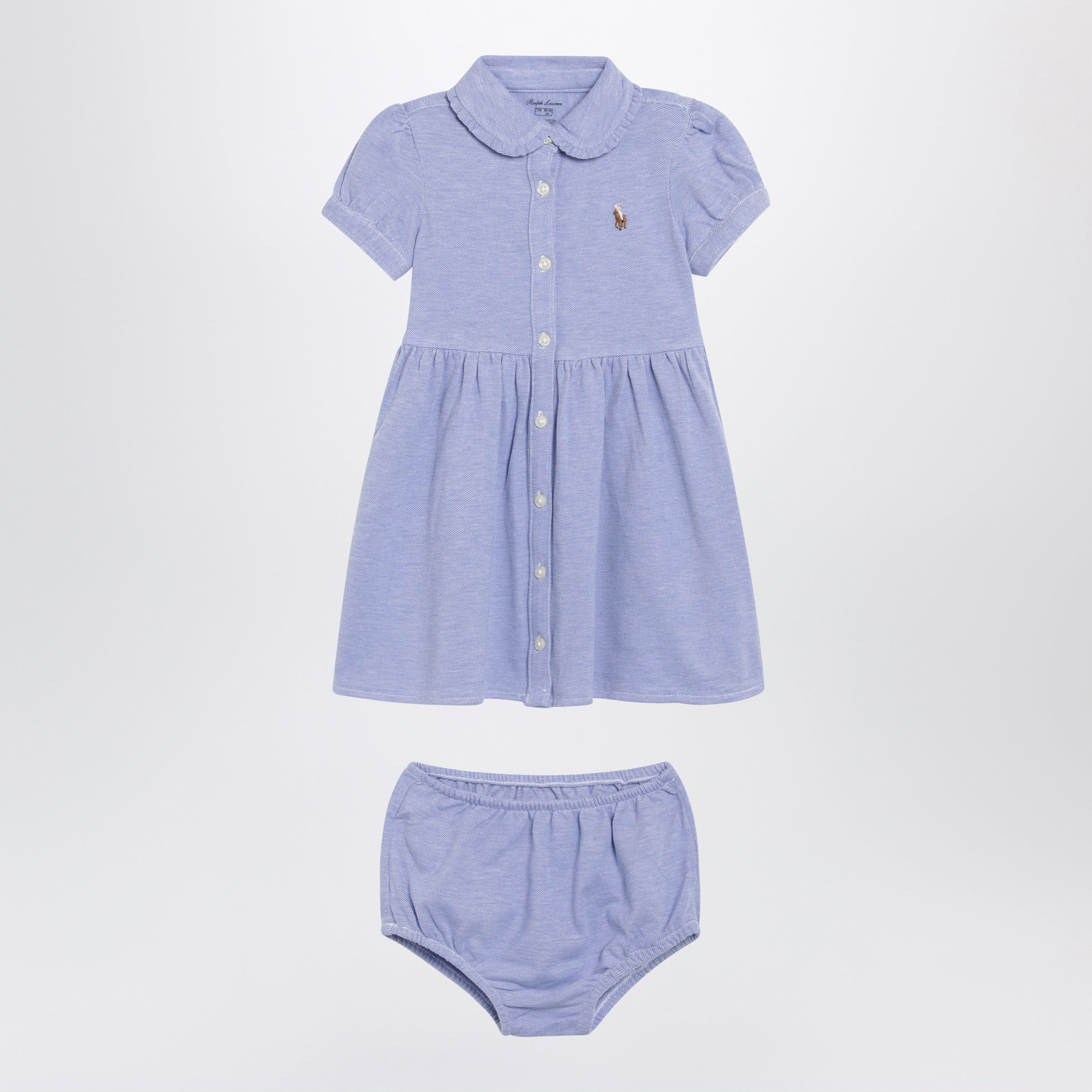 Polo Ralph Lauren - Light blue dress with culottes