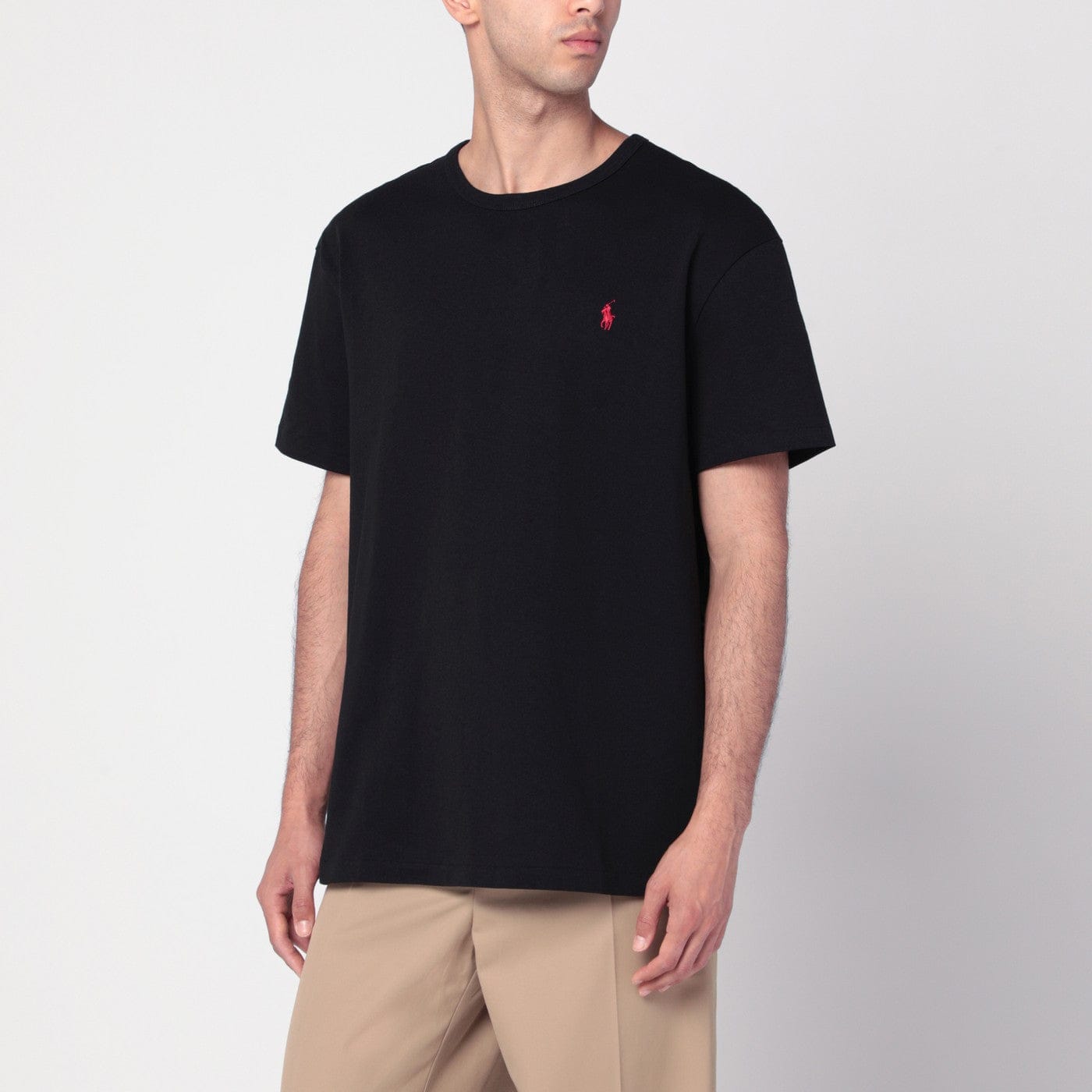 Polo Ralph Lauren - Black cotton T-shirt Classic-Fit