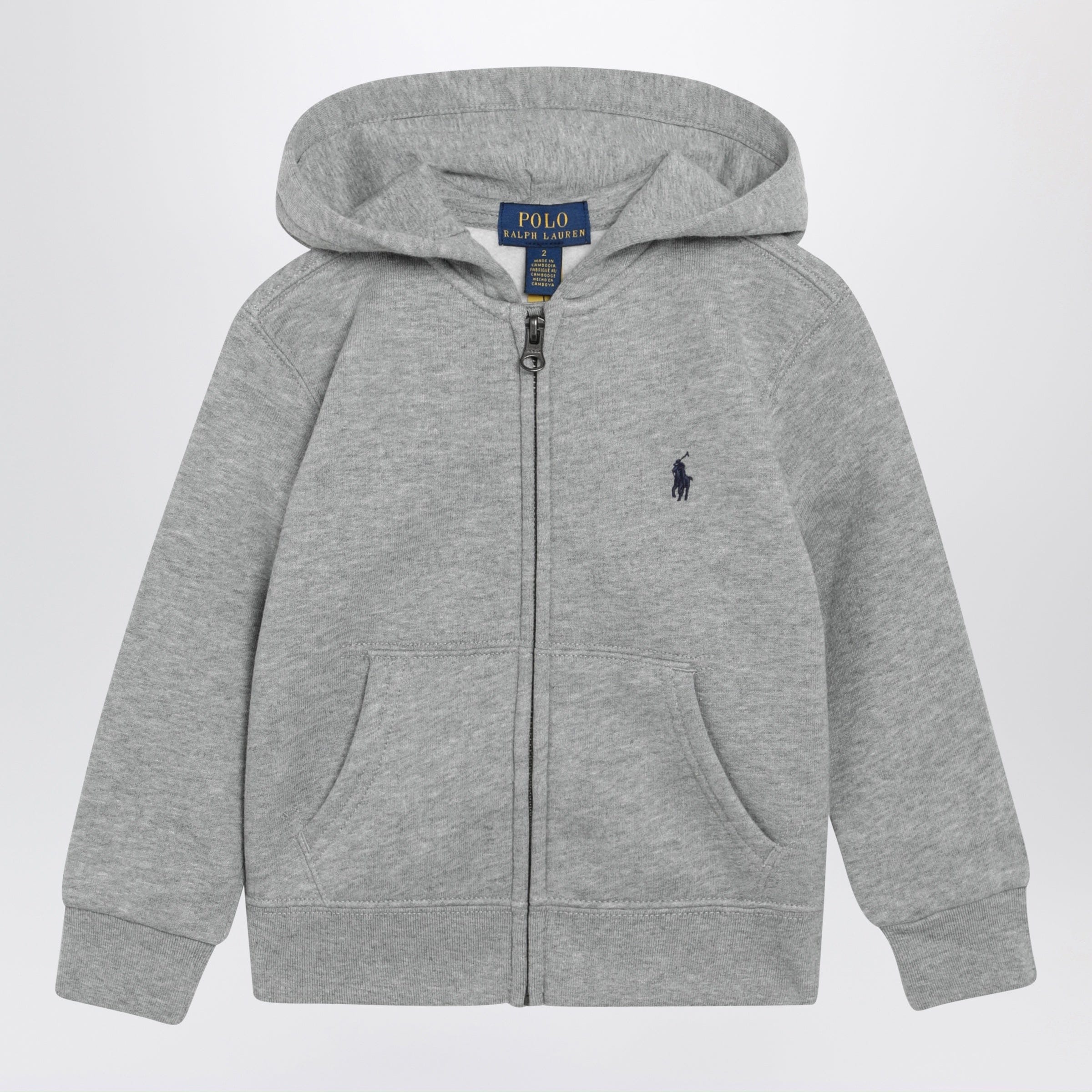 Polo Ralph Lauren - Grey zip-up hoodie