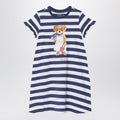Polo Ralph Lauren - Polo Bear striped dress navy blue/white