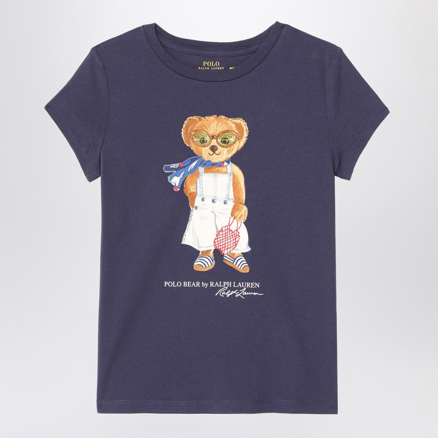 Polo Ralph Lauren - Polo Bear T-shirt navy blue in cotton
