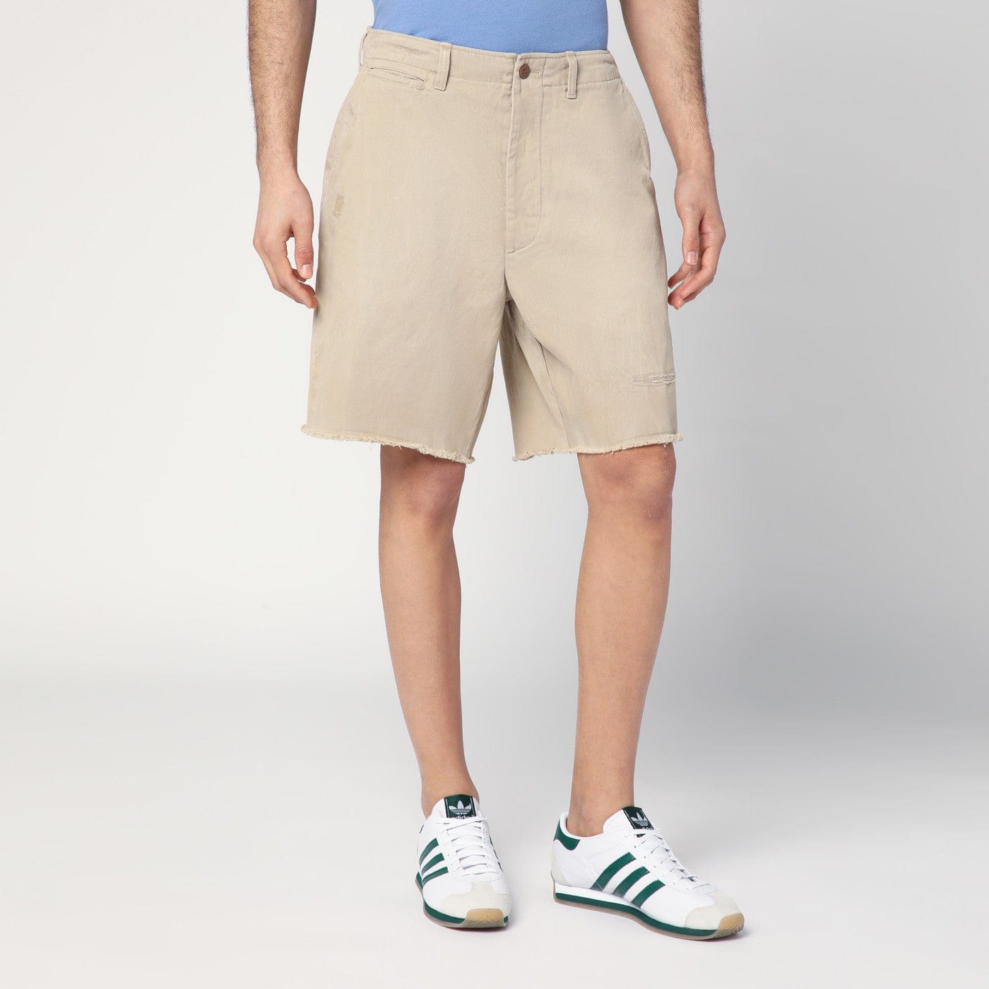 Polo Ralph Lauren - Beige cotton Big-Fit shorts