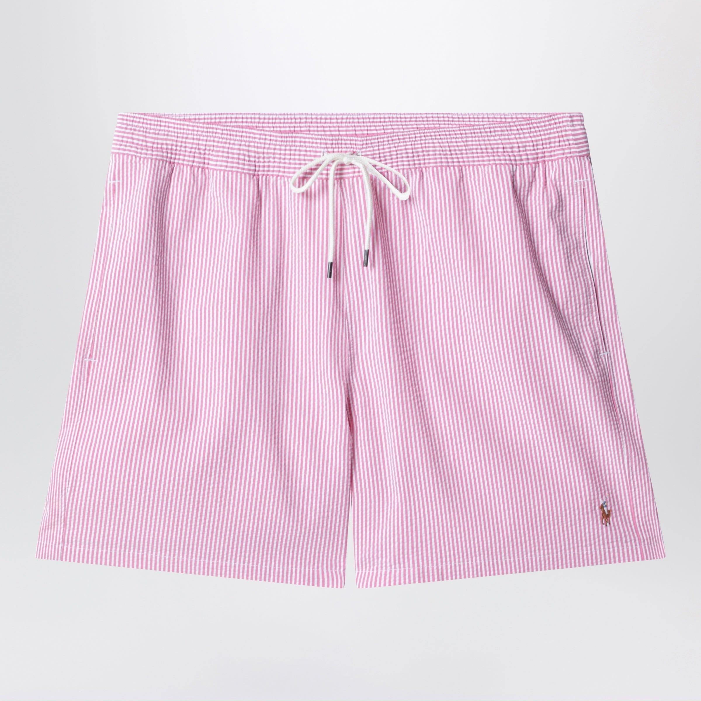 Polo Ralph Lauren - Traveler striped white/pink swim shorts