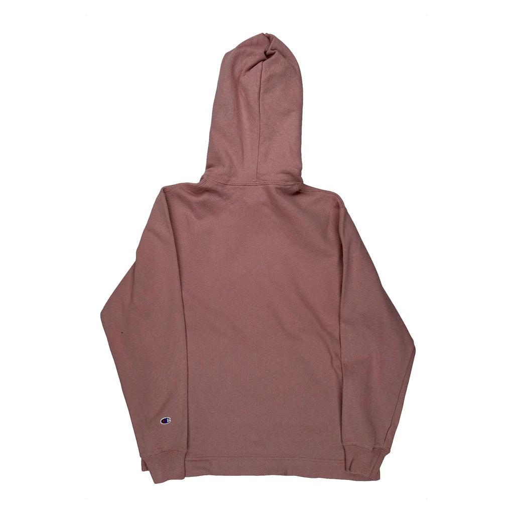 Reverse Weave Champion Hoodie - Small Pink Cotton